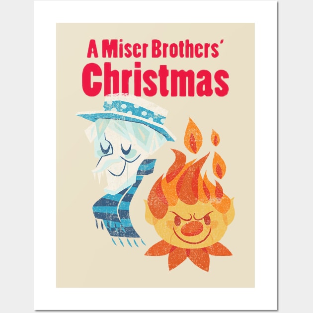 a' miser brothers christmas Wall Art by coronagilo